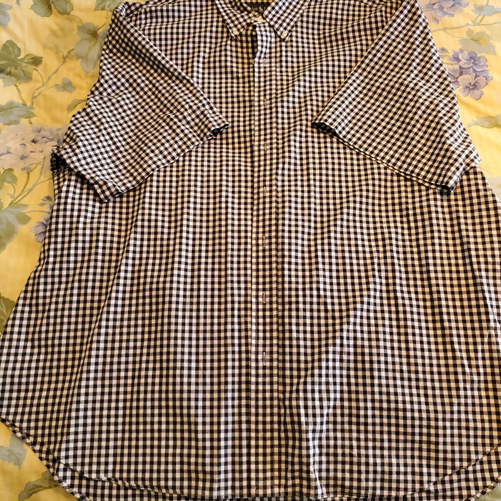 Ralph Lauren Black and White Casual Button Down Shirt
